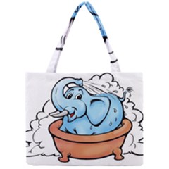 Elephant Bad Shower Mini Tote Bag by Amaryn4rt