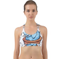 Elephant Bad Shower Back Web Sports Bra by Amaryn4rt