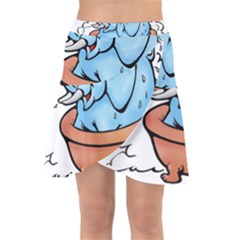 Elephant Bad Shower Wrap Front Skirt by Amaryn4rt