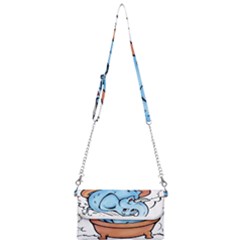 Elephant Bad Shower Mini Crossbody Handbag by Amaryn4rt