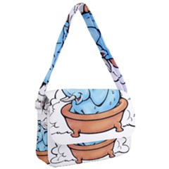 Elephant Bad Shower Courier Bag by Amaryn4rt