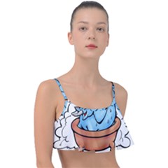 Elephant Bad Shower Frill Bikini Top by Amaryn4rt