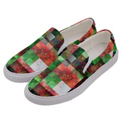 Paper Background Color Graphics Men s Canvas Slip Ons