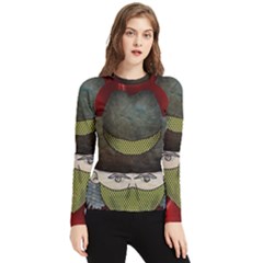 Illustration Drawing Vector Color Women s Long Sleeve Rash Guard by Amaryn4rt