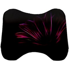 Purple Flower Pattern-design-abstract-background Head Support Cushion