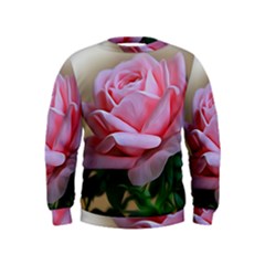 Rose Pink Flowers Pink Saturday Kids  Sweatshirt by Amaryn4rt