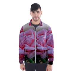 Rose Pink Flowers Pink Saturday Men s Windbreaker by Amaryn4rt