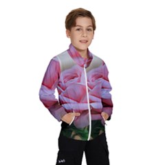 Rose Pink Flowers Pink Saturday Kids  Windbreaker by Amaryn4rt