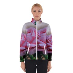 Rose Pink Flowers Pink Saturday Women s Bomber Jacket by Amaryn4rt