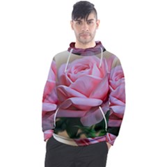 Rose Pink Flowers Pink Saturday Men s Pullover Hoodie by Amaryn4rt