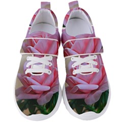 Rose Pink Flowers Pink Saturday Women s Velcro Strap Shoes by Amaryn4rt