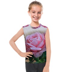 Rose Pink Flowers Pink Saturday Kids  Mesh Tank Top by Amaryn4rt