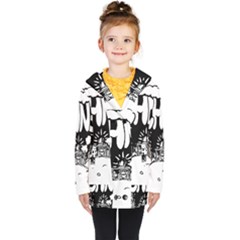 Snow Removal Winter Word Kids  Double Breasted Button Coat by Amaryn4rt