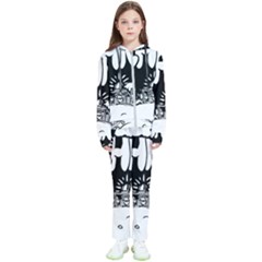 Snow Removal Winter Word Kids  Tracksuit by Amaryn4rt