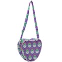 Background Floral Pattern Purple Heart Shoulder Bag View2