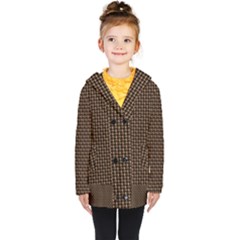 Fabric Pattern Texture Background Kids  Double Breasted Button Coat by Amaryn4rt