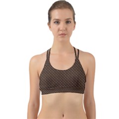 Fabric Pattern Texture Background Back Web Sports Bra by Amaryn4rt