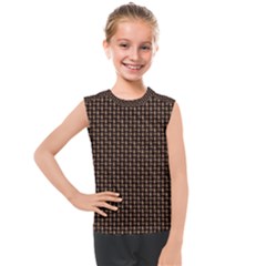 Fabric Pattern Texture Background Kids  Mesh Tank Top by Amaryn4rt