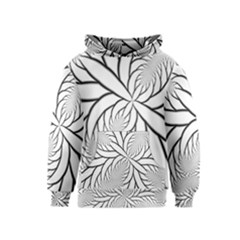 Fractal Symmetry Pattern Network Kids  Pullover Hoodie by Amaryn4rt