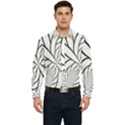 Fractal Symmetry Pattern Network Men s Long Sleeve  Shirt View1