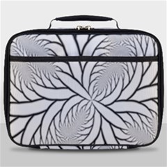 Fractal Symmetry Pattern Network Full Print Lunch Bag by Amaryn4rt