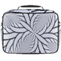 Fractal Symmetry Pattern Network Full Print Lunch Bag View2