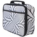 Fractal Symmetry Pattern Network Full Print Lunch Bag View4