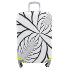 Fractal Symmetry Pattern Network Luggage Cover (medium) by Amaryn4rt