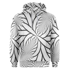 Fractal Symmetry Pattern Network Men s Overhead Hoodie