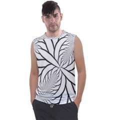 Fractal Symmetry Pattern Network Men s Regular Tank Top by Amaryn4rt