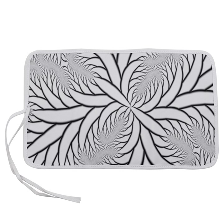 Fractal Symmetry Pattern Network Pen Storage Case (L)