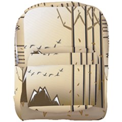 Landscape Trees Wallpaper Mountains Full Print Backpack by Sarkoni