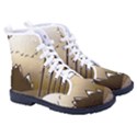 Landscape Trees Wallpaper Mountains Women s High-Top Canvas Sneakers View3