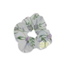 Flower Butterfly Pot Velvet Scrunchie View1