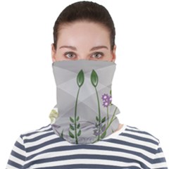 Flower Butterfly Pot Face Seamless Bandana (adult) by Sarkoni