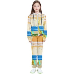 Vector Graphic Clipart Beach House Kids  Tracksuit by Sarkoni