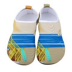 Vector Graphic Clipart Beach House Men s Sock-style Water Shoes by Sarkoni