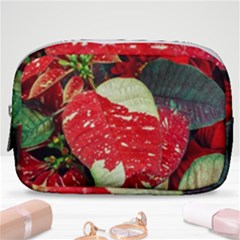 Poinsettia Christmas Star Plant Make Up Pouch (small) by Sarkoni