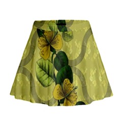 Flower Blossom Mini Flare Skirt by Sarkoni