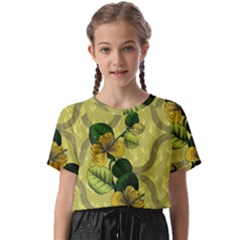 Flower Blossom Kids  Basic T-shirt by Sarkoni