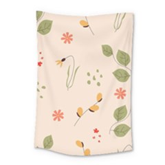 Spring Art Floral Pattern Design Small Tapestry by Sarkoni