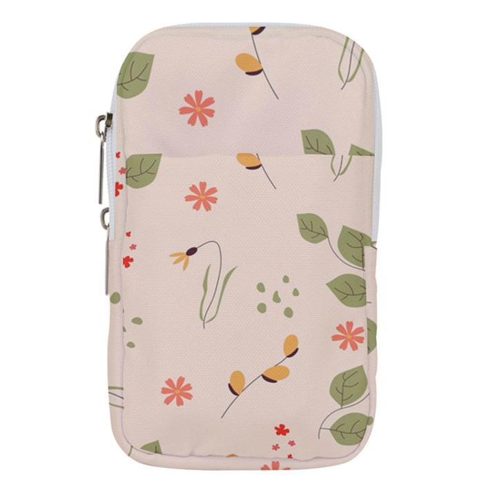 Spring Art Floral Pattern Design Waist Pouch (Small)