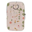 Spring Art Floral Pattern Design Waist Pouch (Small) View2