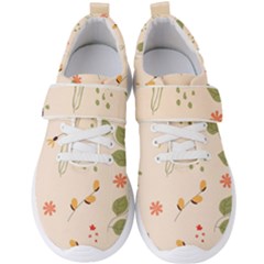 Spring Art Floral Pattern Design Men s Velcro Strap Shoes by Sarkoni