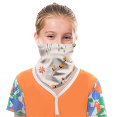 Spring Art Floral Pattern Design Face Covering Bandana (kids) by Sarkoni