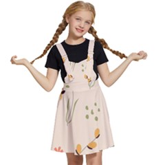 Spring Art Floral Pattern Design Kids  Apron Dress by Sarkoni