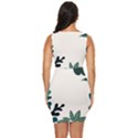 Leaves Plants Foliage Border Draped Bodycon Dress View4