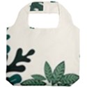 Leaves Plants Foliage Border Foldable Grocery Recycle Bag View2