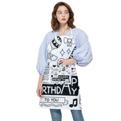 Happy Birthday Celebration Party Pocket Apron by Sarkoni