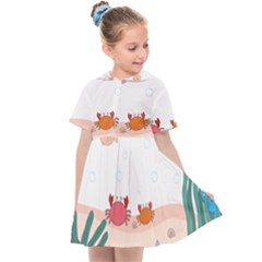 Cartoon Marine Life Marine Drawing Kids  Sailor Dress by Sarkoni